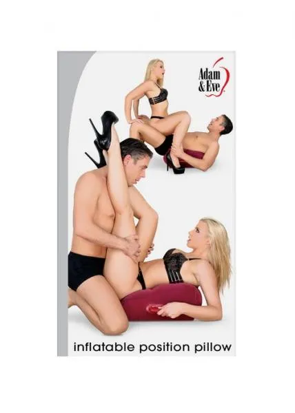 Adam Eve Male Sex Toys Inflatable Position Pillow Burgundy