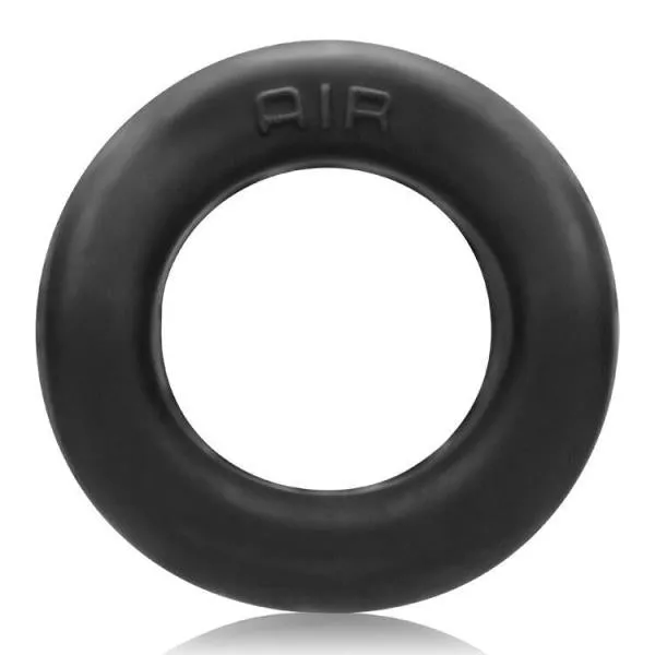 Air Airflow Cock Ring Silicone Tpr Blend Black Oxballs Male Sex Toys