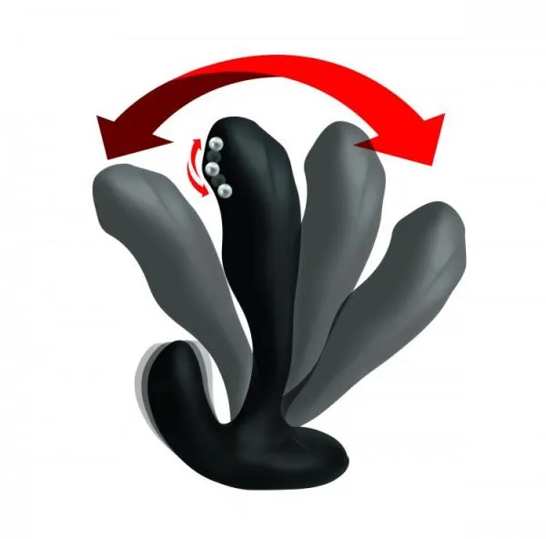 Alpha Pro 7 X Bendable Prostate Stimulator With Stroking Bead AlphaPro Male Sex Toys