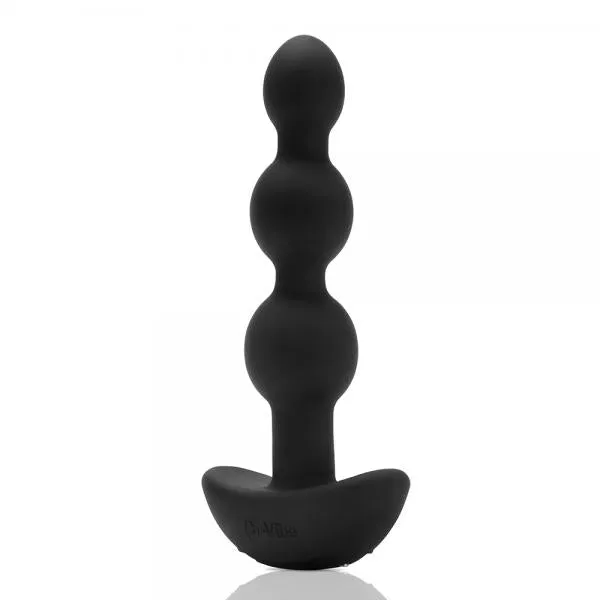 Anal bVibe B Vibe Triplet Anal Beads Black