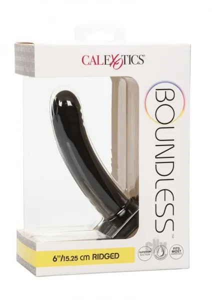 Anal Boundless 6 Ridged Black Boundless