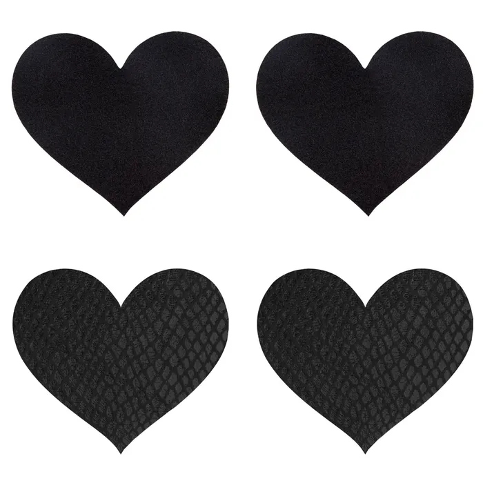 Anal Classic Black Hearts Pasties Peekaboo Pasties