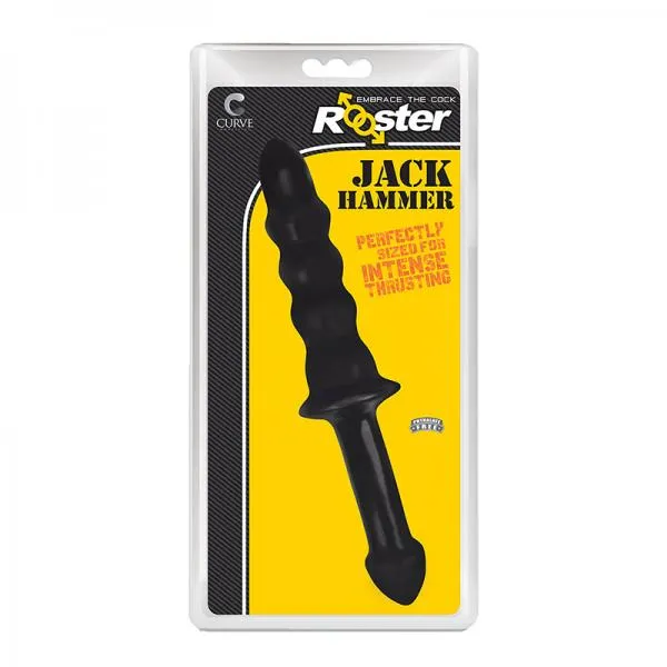 Anal Curve Novelties Rooster Jackhammer Black