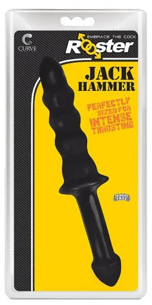 Anal Curve Novelties Rooster Jackhammer Black