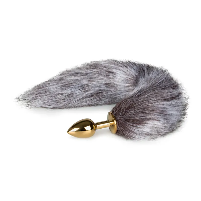 Anal Easytoys Fetish Collection Fox Tail No 5 Gold Plug