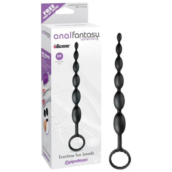 Anal Fantasy Collection FirstTime Fun Beads Black 21 cm 825 Anal Beads Pipedream Anal