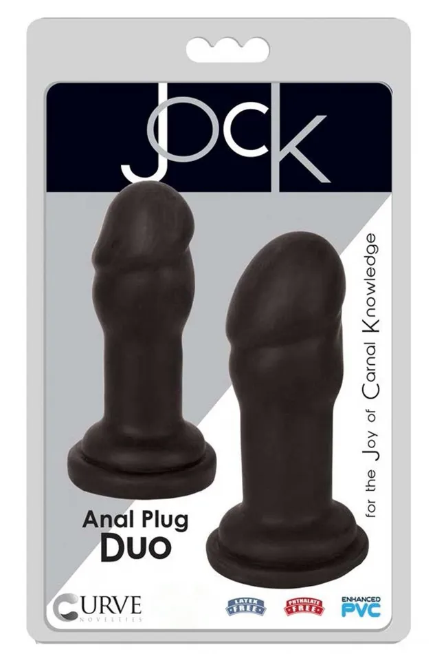 Anal JOCK Anal Plug Duo Black Sd