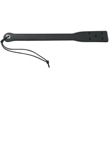 Anal Seductucom Leather Slapper 18 Inch Black