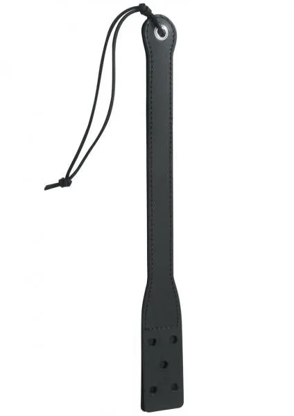 Anal Seductucom Leather Slapper 18 Inch Black