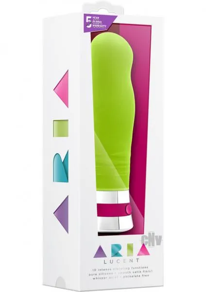 Aria Vibrators Aria Lucent Vibe Lime Green