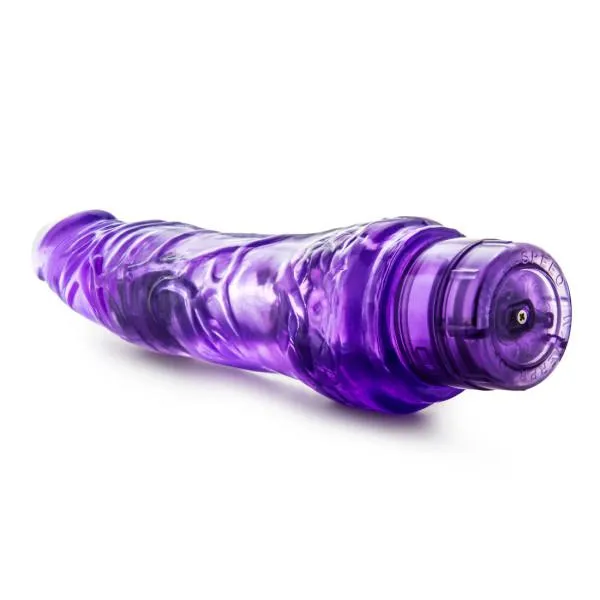 B Yours Vibrators B Yours Vibe 7 Purple Realistic Vibrating Dildo