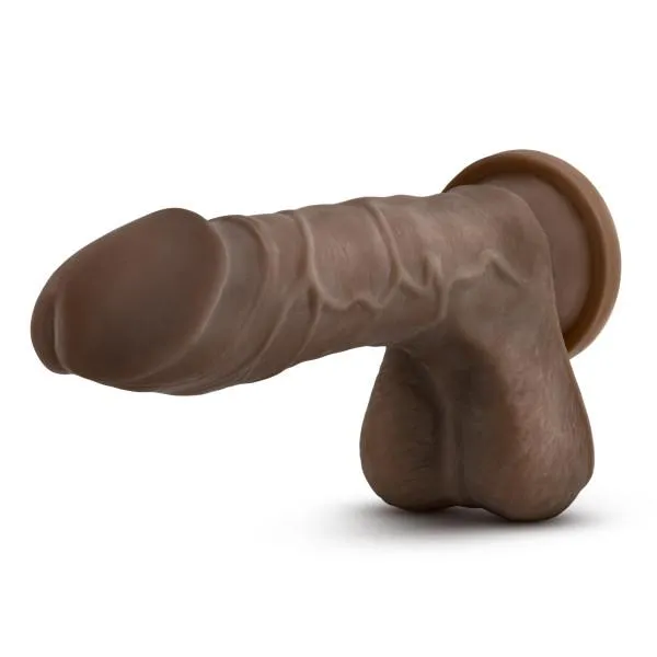 Blush Au Naturel Mister Perfect Chocolate Brown Dildo Dildos