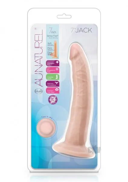 Blush Dildos Au Naturel 7 Inches Jack Beige Dildo