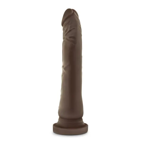 Blush Dildos Dr Skin Basic 85 Inches Realistic Cock Brown Dildo