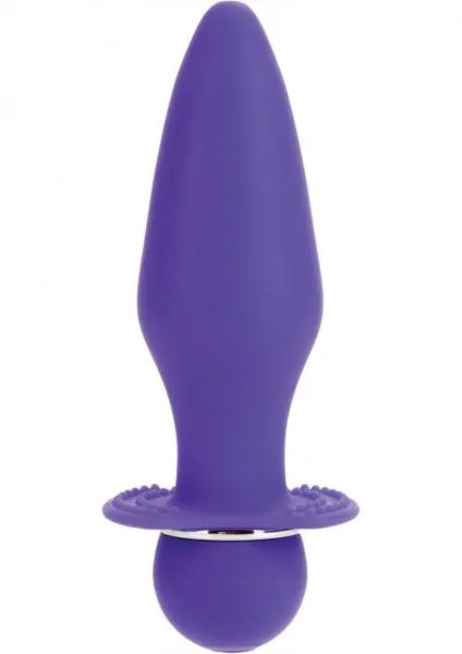 Booty Call Booty Rider Purple Vibrating Butt Plug Booty Call Anal