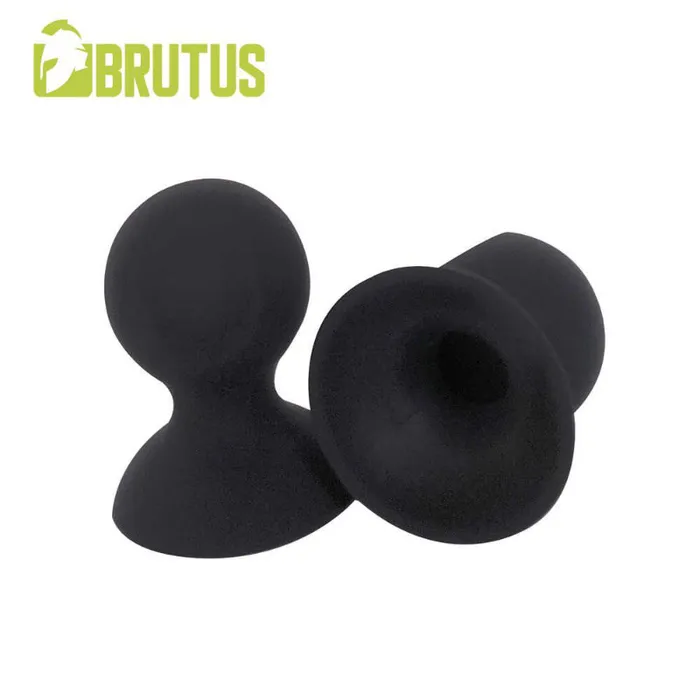 Brutus Anal Nip Pull Silicone Nipple Suckers Medium Black