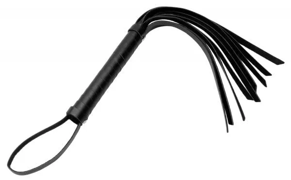 Cat Tails Vegan Faux Leather Hand Flogger Black Strict Leather Anal