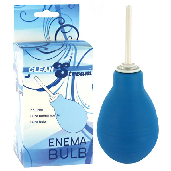 Cleanstream Enema Bulb Blue Douche XR BRANDS Anal