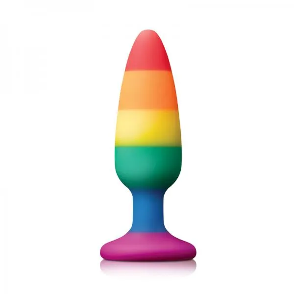 Colours Pride Edition Pleasure Plug Medium Rainbow NS Novelties Female Sex Toys