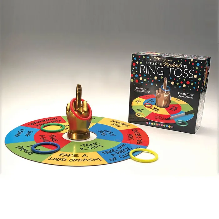 Couples Little Genie Lets Get Fucked Up Ring Toss Adult Party Game