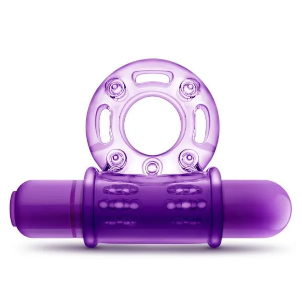 Couples Play With Me Couples Play Vibrating Cock Ring Purple