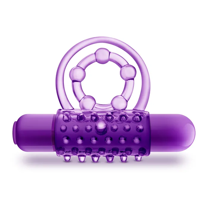 Couples Play With Me Play With Me The Player Vibrating Double Strap Cock Ring Purple