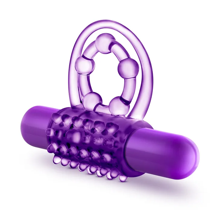 Couples Play With Me Play With Me The Player Vibrating Double Strap Cock Ring Purple