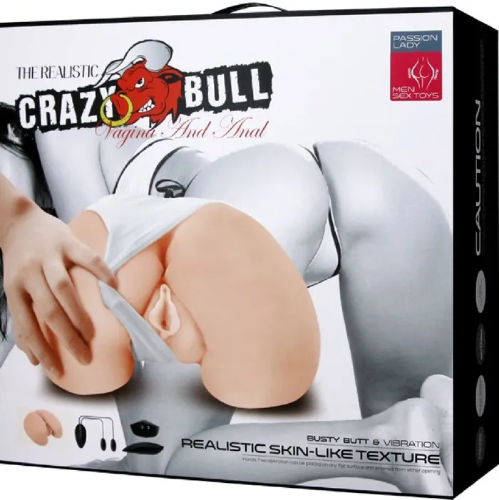 Crazy Bull Male Sex Toys Vagina And Anal Masturbator Doggy Style Flesh