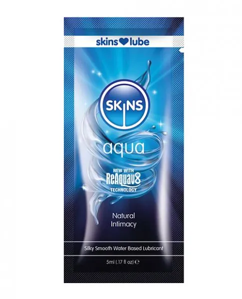 Creative Conceptions Skins Aqua Water Based Lubricant 5 Ml Foil Lubricants