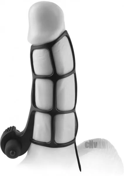 Deluxe Silicone Power Cage Black Pipedream Male Sex Toys