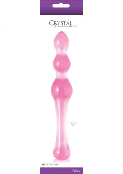 Dildos Crystal Premium Glass Kegel Wand Pink 75 Inch Seductucom