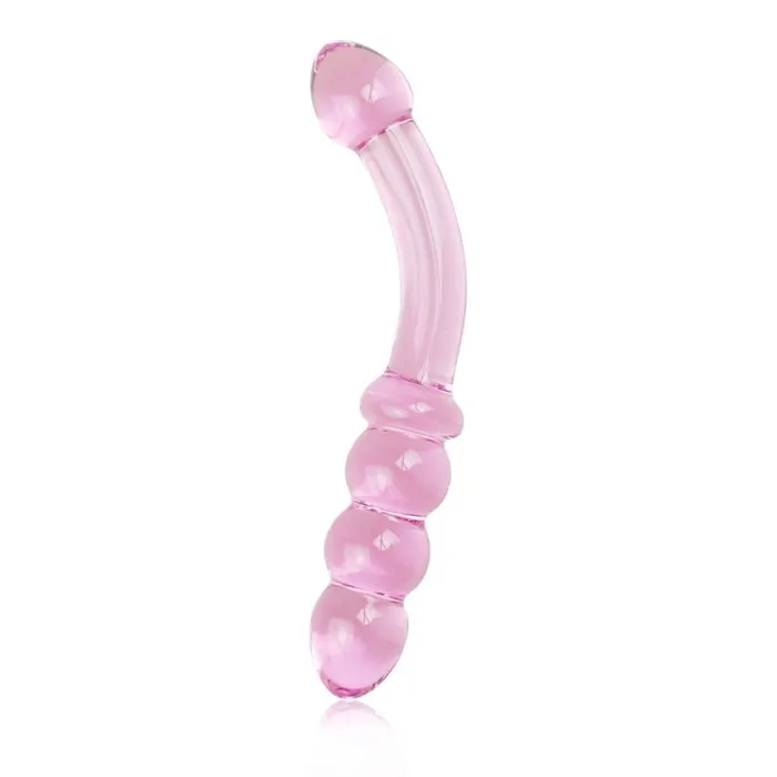 Dildos Lovetoy Glass Romance 10 Dildo 7 Pink