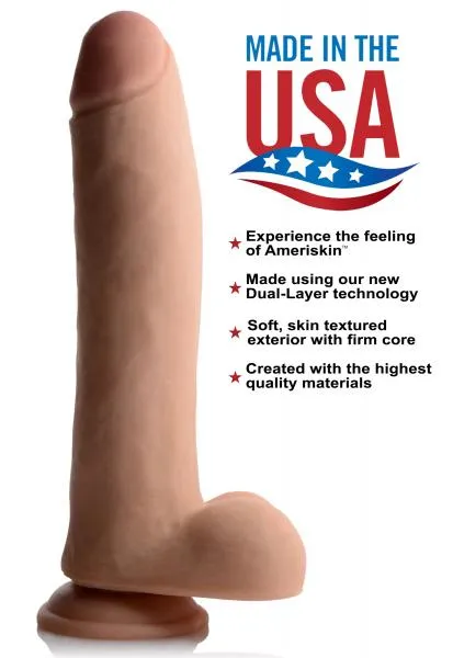 Dildos USA Cocks Usa Cocks 11 Inches Ultra Real Dual Layer Suction Cup Dildo