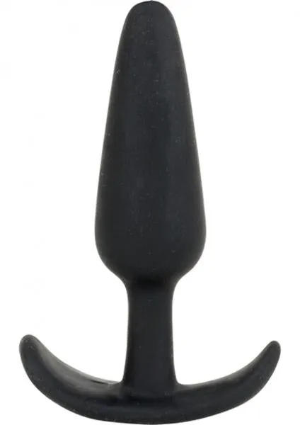 Doc Johnson Anal Naughty Medium Silicone Butt Plug Black