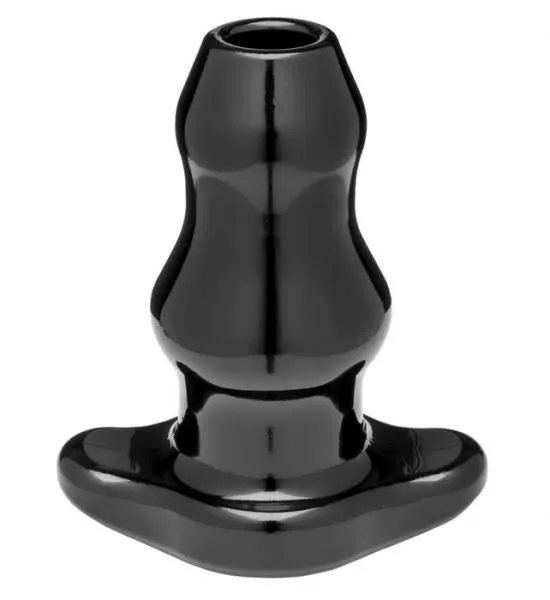 Double Tunnel Plug Black Medium Perfect Fit Anal