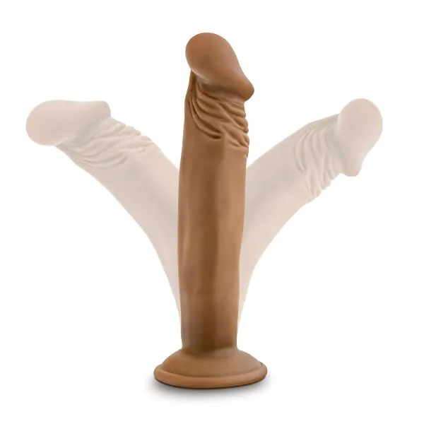 Dr Skin Dr Small 6 Inches Dildo Mocha Tan Blush Dildos