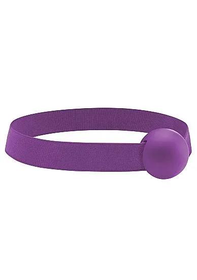 Elastic Ball Gag Purple Seductucom Vibrators