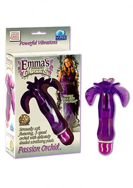 Emmas Passion Garden Passion Orchid 525 Inch Vibrator Purple Seductucom Vibrators