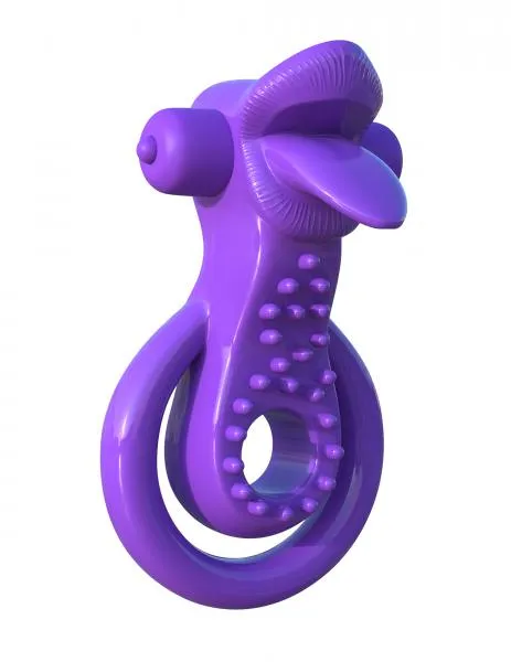 Fantasy C Ringz Lovely Licks Couples Ring Purple Pipedream Vibrators