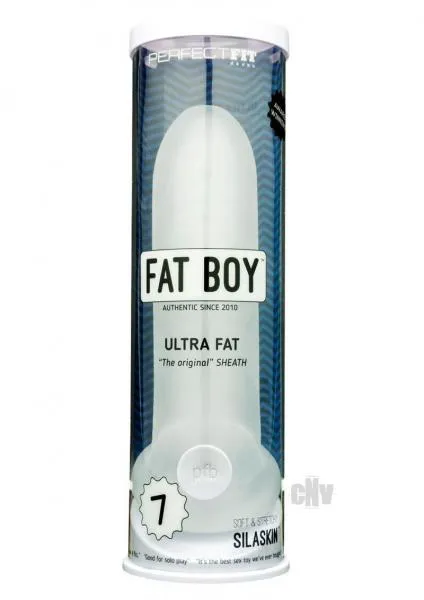 Fat Boy Original Ultra Fat 7 Clear Seductucom Male Sex Toys