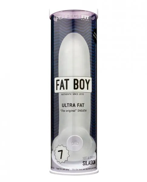 Fat Boy Original Ultra Fat 7 Clear Seductucom Male Sex Toys