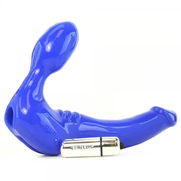 Feeldoe Dildos Tantus Feeldoe Slim Dildo Silicone Blue