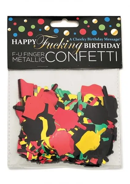 Female Sex Toys Happy Fn Birthday Fu Finger Confetti Little Genie