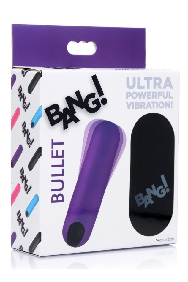 Female Sex Toys Sd Vibrating Bullet with Remote Control Purple