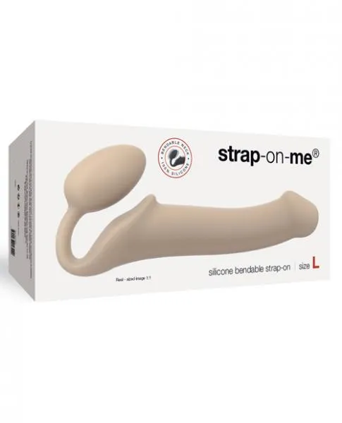 Female Sex Toys Strap On Me Bendable Strapless Strap On Large Beige StrapOnMe