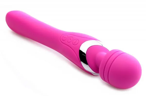 Female Sex Toys Wand Essentials Whirling Wand 2 In 1 Silicone Dual Massage Wand