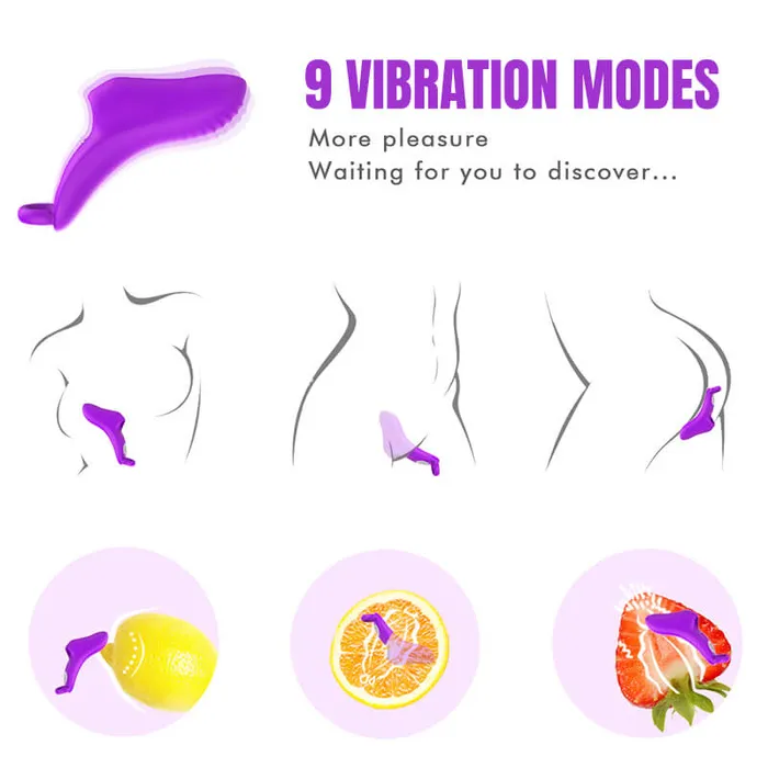 Finger Pleasure Vibration Sleeve OOTYEMO Male Sex Toys