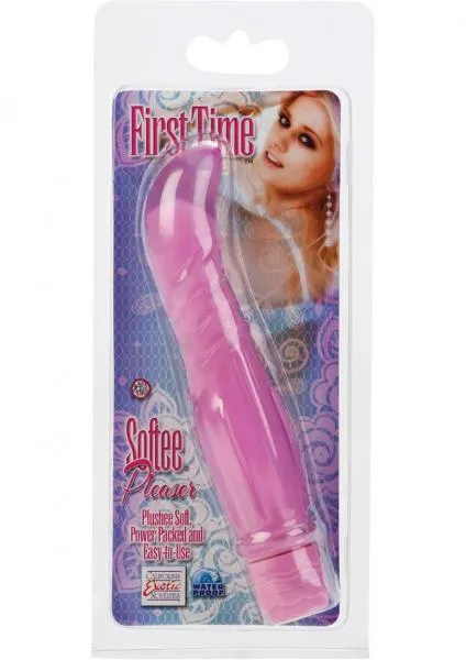 First Time Vibrators First Time Softee Pleaser Vibrator Pink