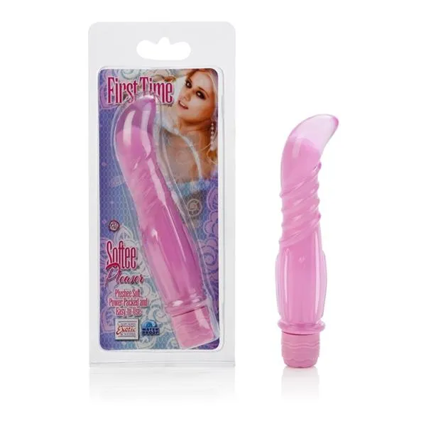 First Time Vibrators First Time Softee Pleaser Vibrator Pink