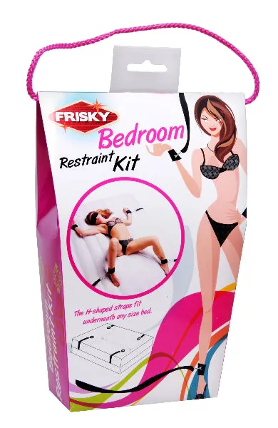 Frisky Bedroom Restraint Kit Black XR Brands Anal